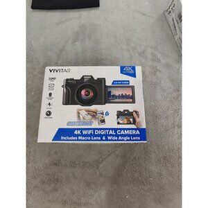 Vivitar 4K Digital Camera , 16X Digital Zoom,LED Flash,Auto Focus